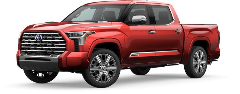 2022 Toyota Tundra Capstone in Supersonic Red | Ed Martin Toyota in Noblesville IN