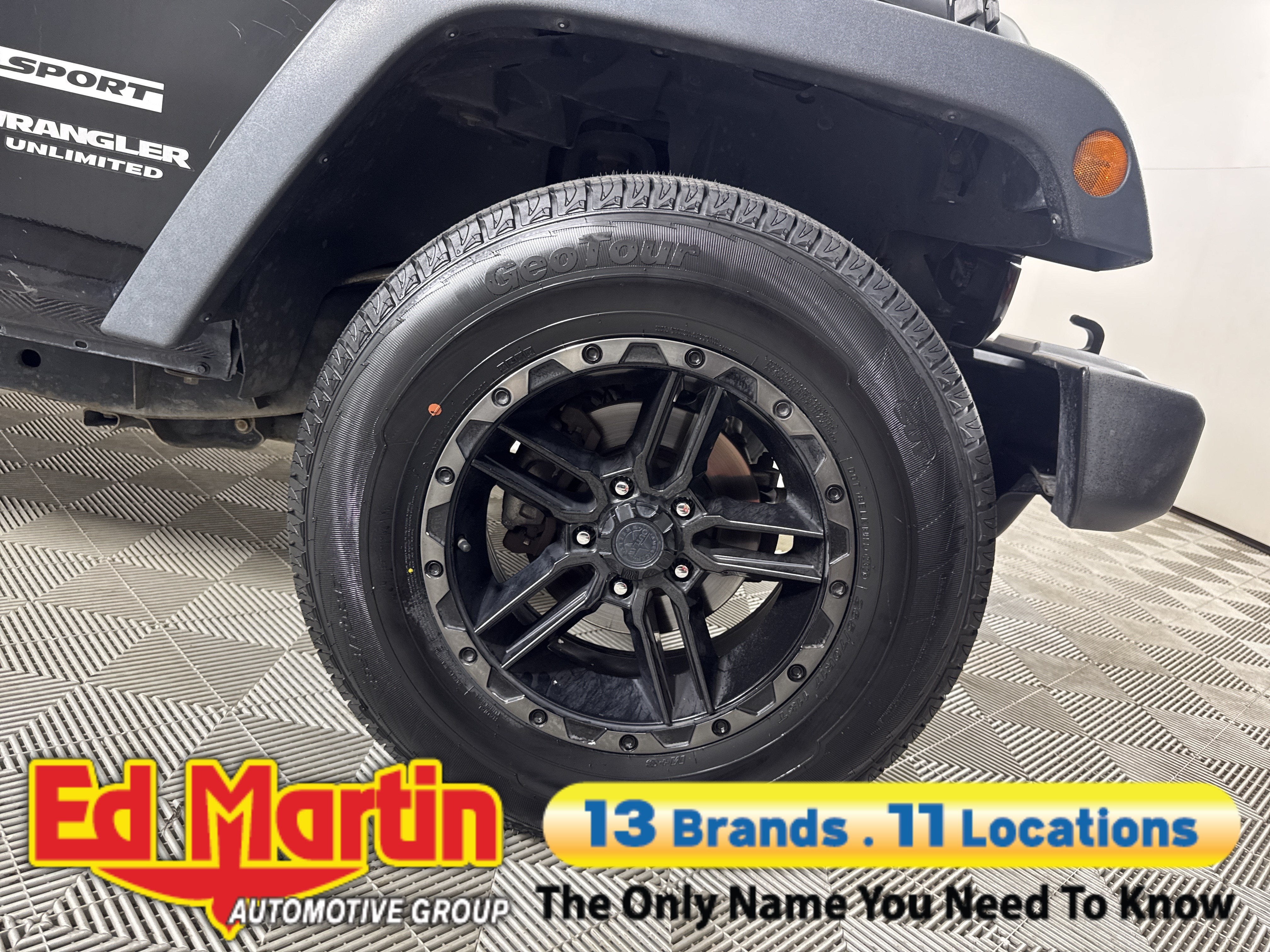 Used 2015 Jeep Wrangler Unlimited Sport with VIN 1C4BJWDGXFL727993 for sale in Noblesville, IN