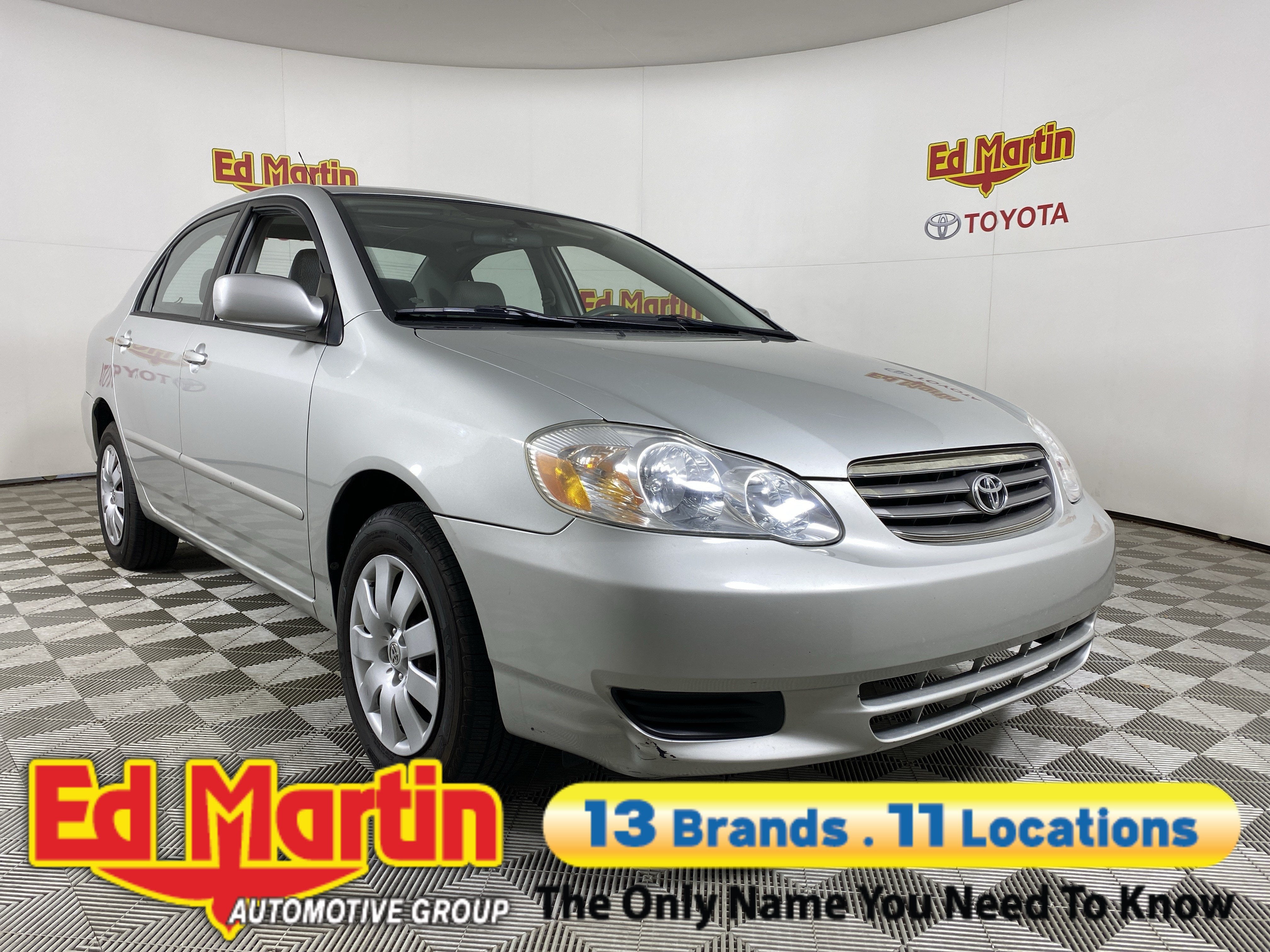 Used 2003 Toyota Corolla LE with VIN 2T1BR38E03C147641 for sale in Noblesville, IN