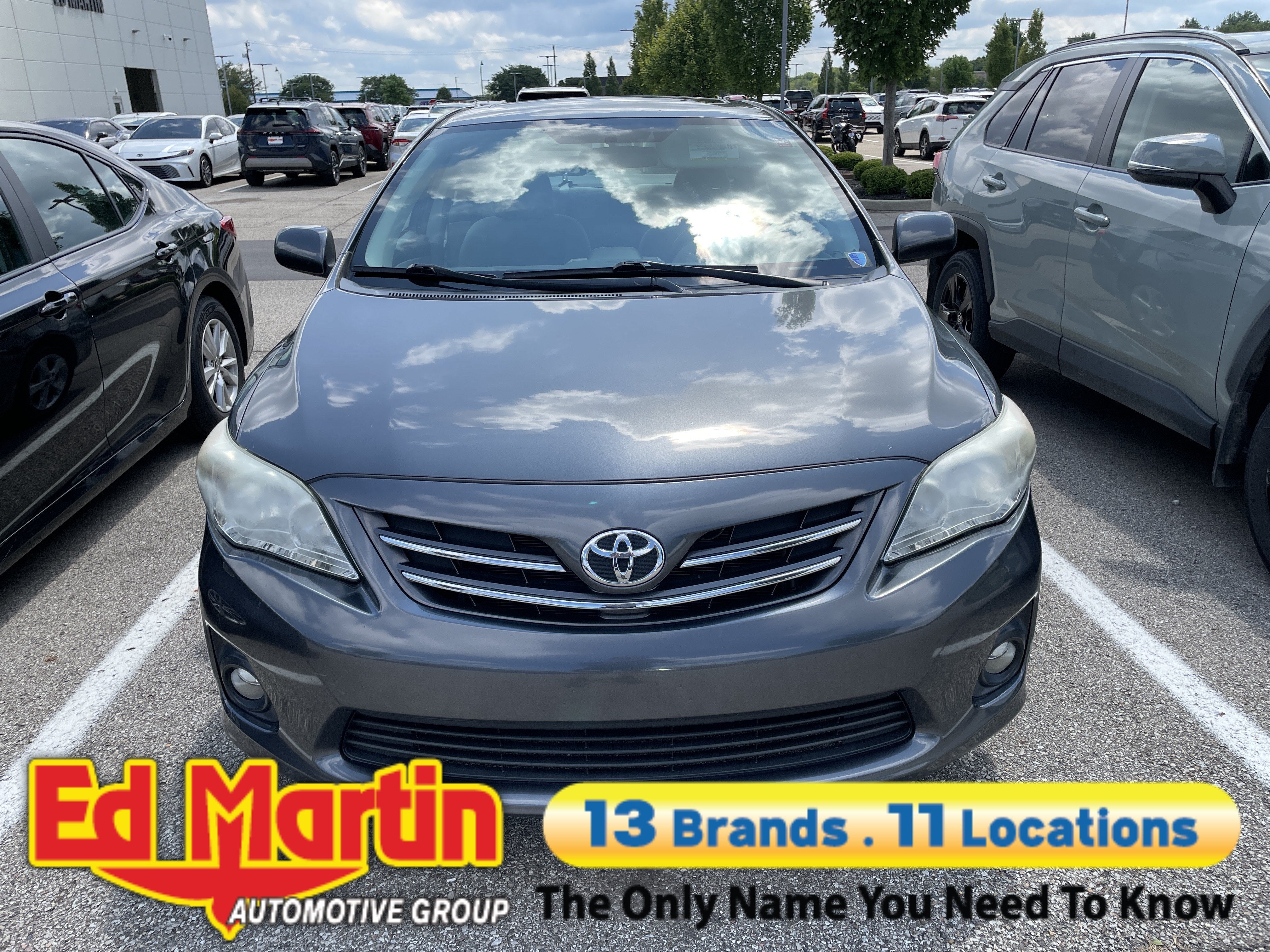 Used 2013 Toyota Corolla LE with VIN 2T1BU4EE6DC942641 for sale in Noblesville, IN