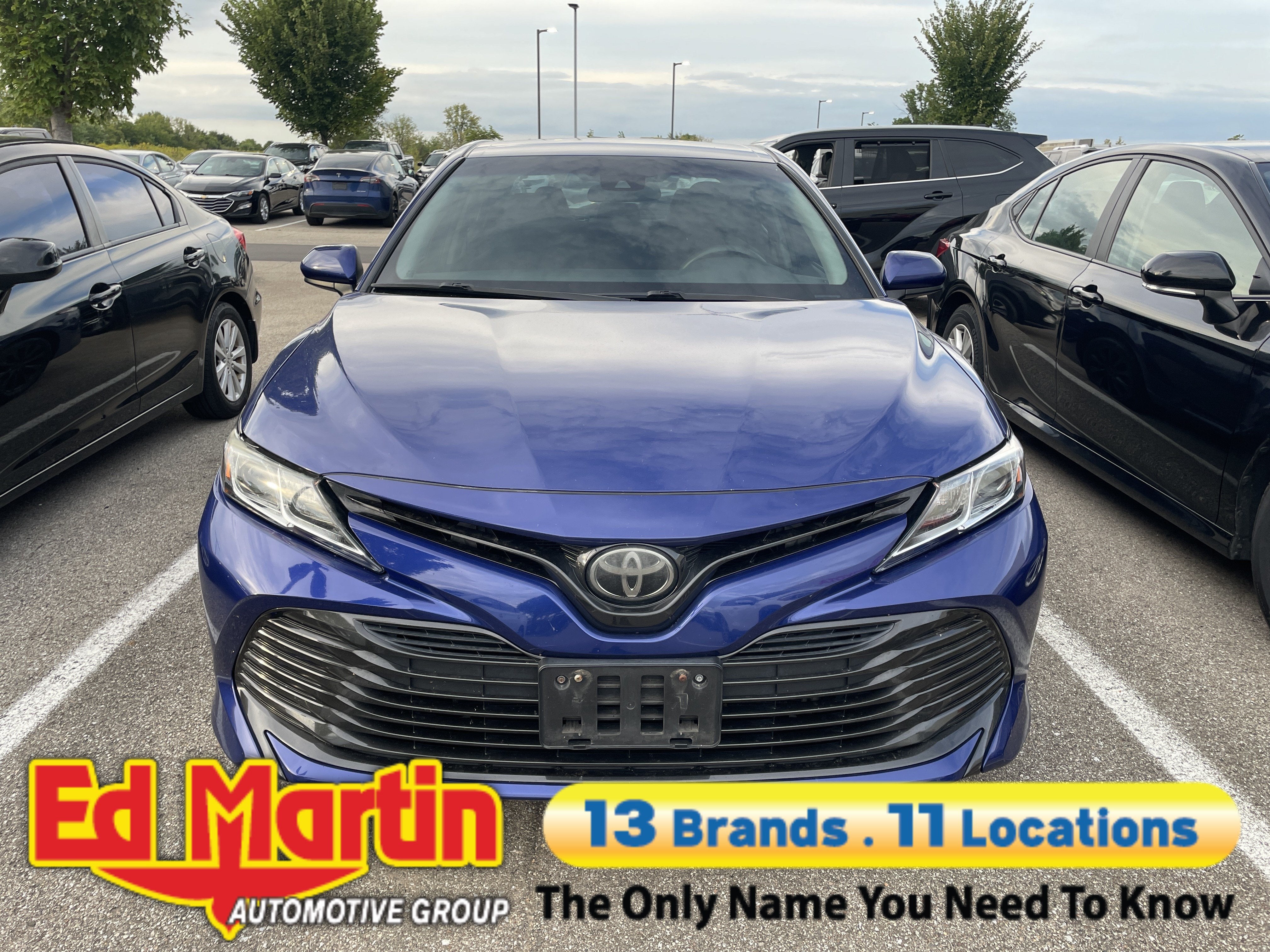 Used 2018 Toyota Camry LE with VIN 4T1B11HK5JU501277 for sale in Noblesville, IN