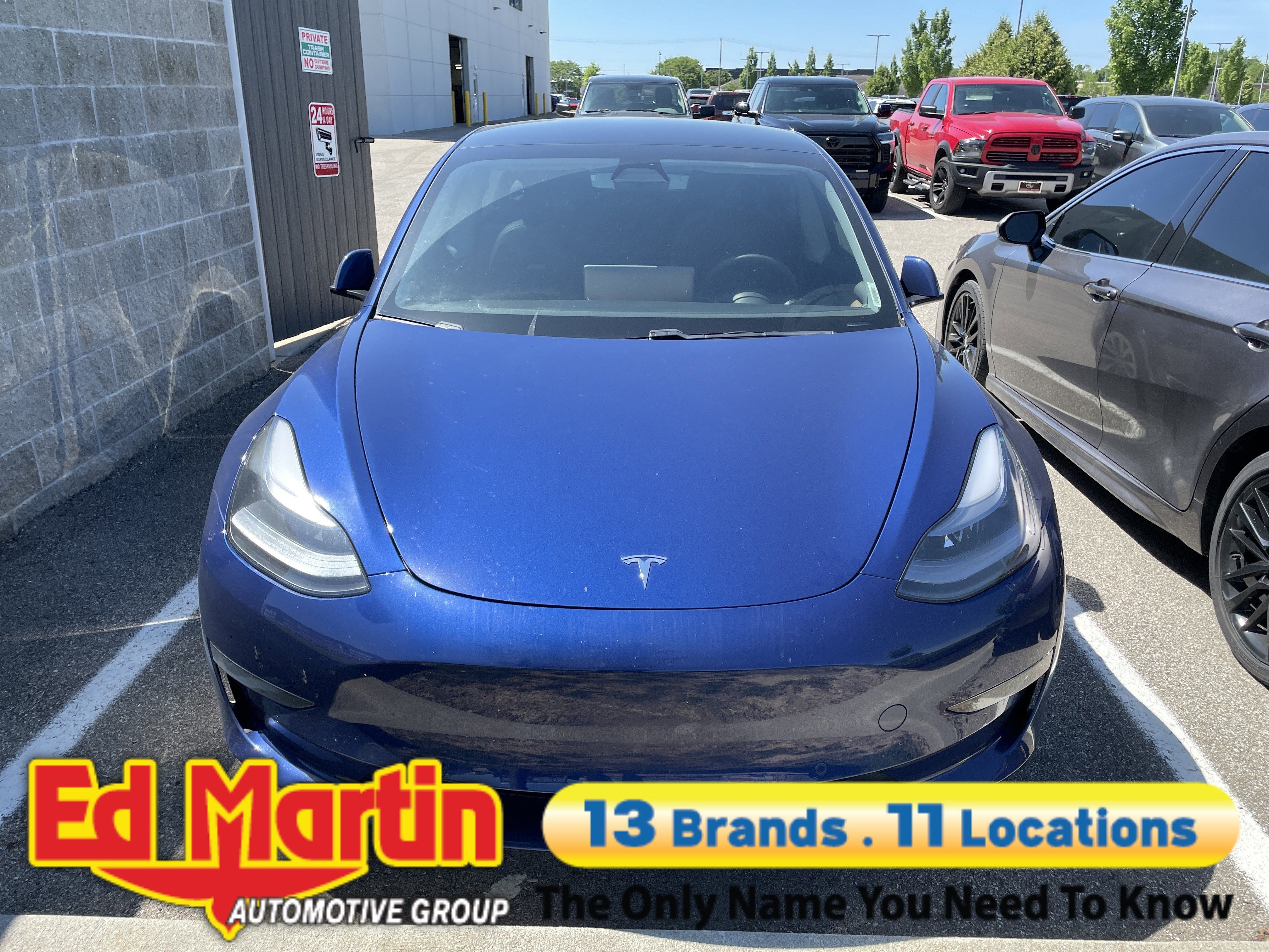 Used 2021 Tesla Model 3 Base with VIN 5YJ3E1EA5MF083213 for sale in Noblesville, IN