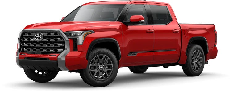 2022 Toyota Tundra in Platinum Supersonic Red | Ed Martin Toyota in Noblesville IN