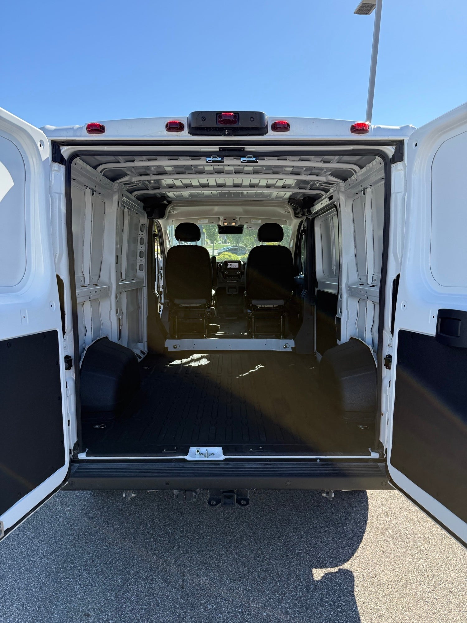 Ram ProMaster 1500 doors open