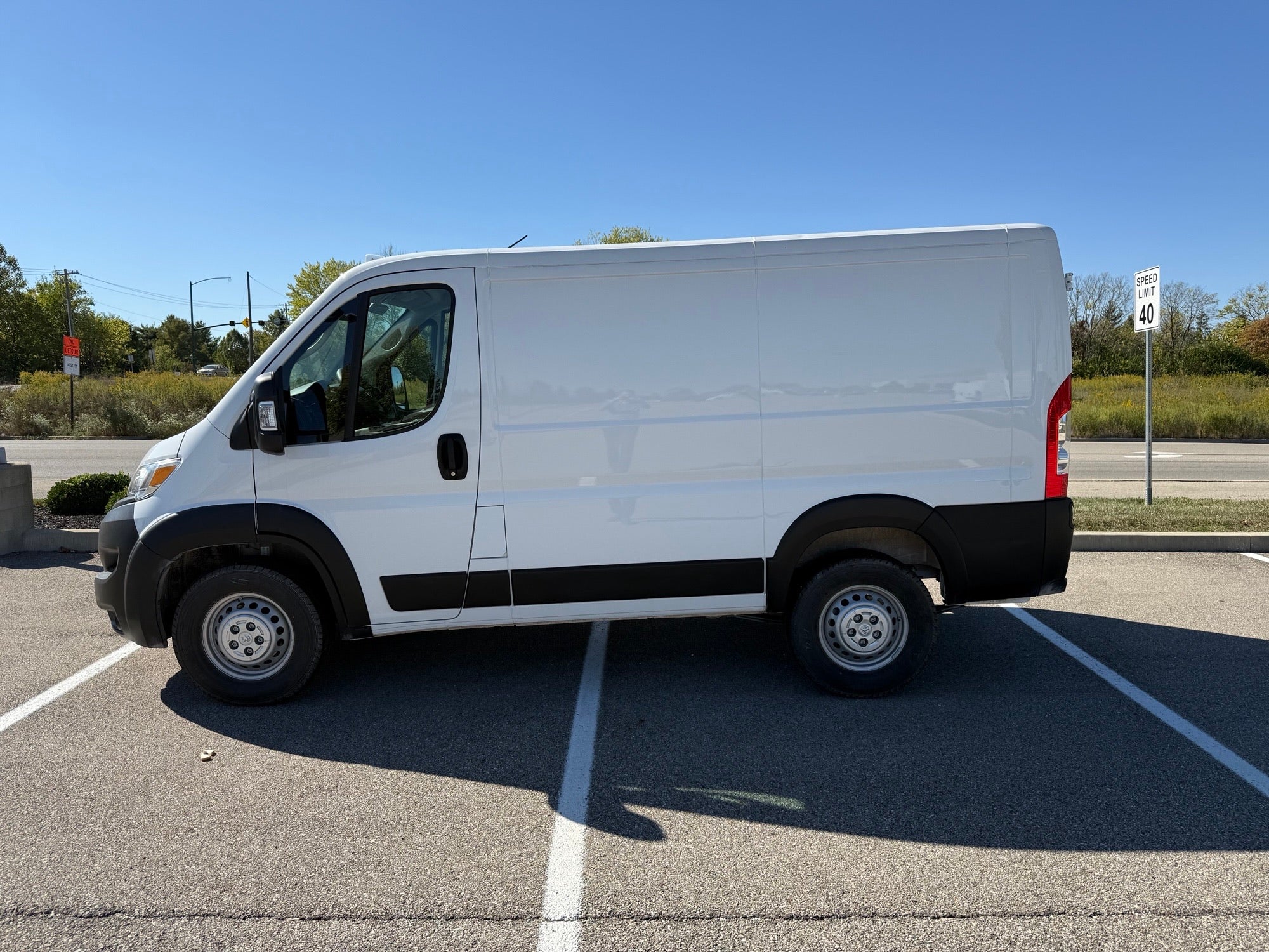 2025 RAM Promaster 1500 cargo van, side view