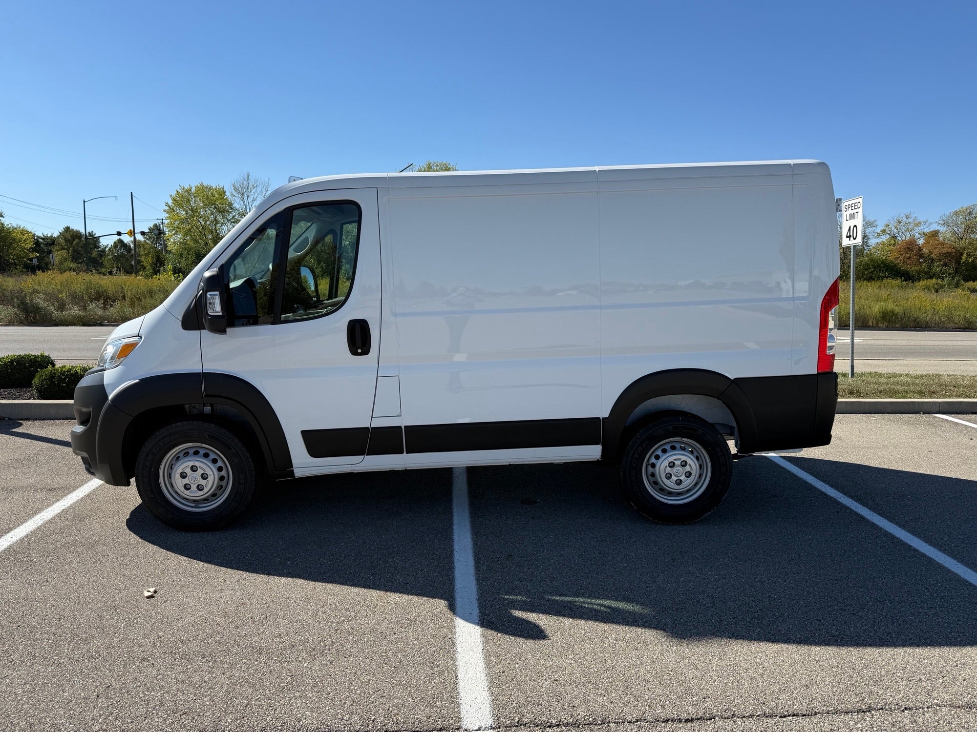 2025 RAM Promaster 1500 cargo van, side view