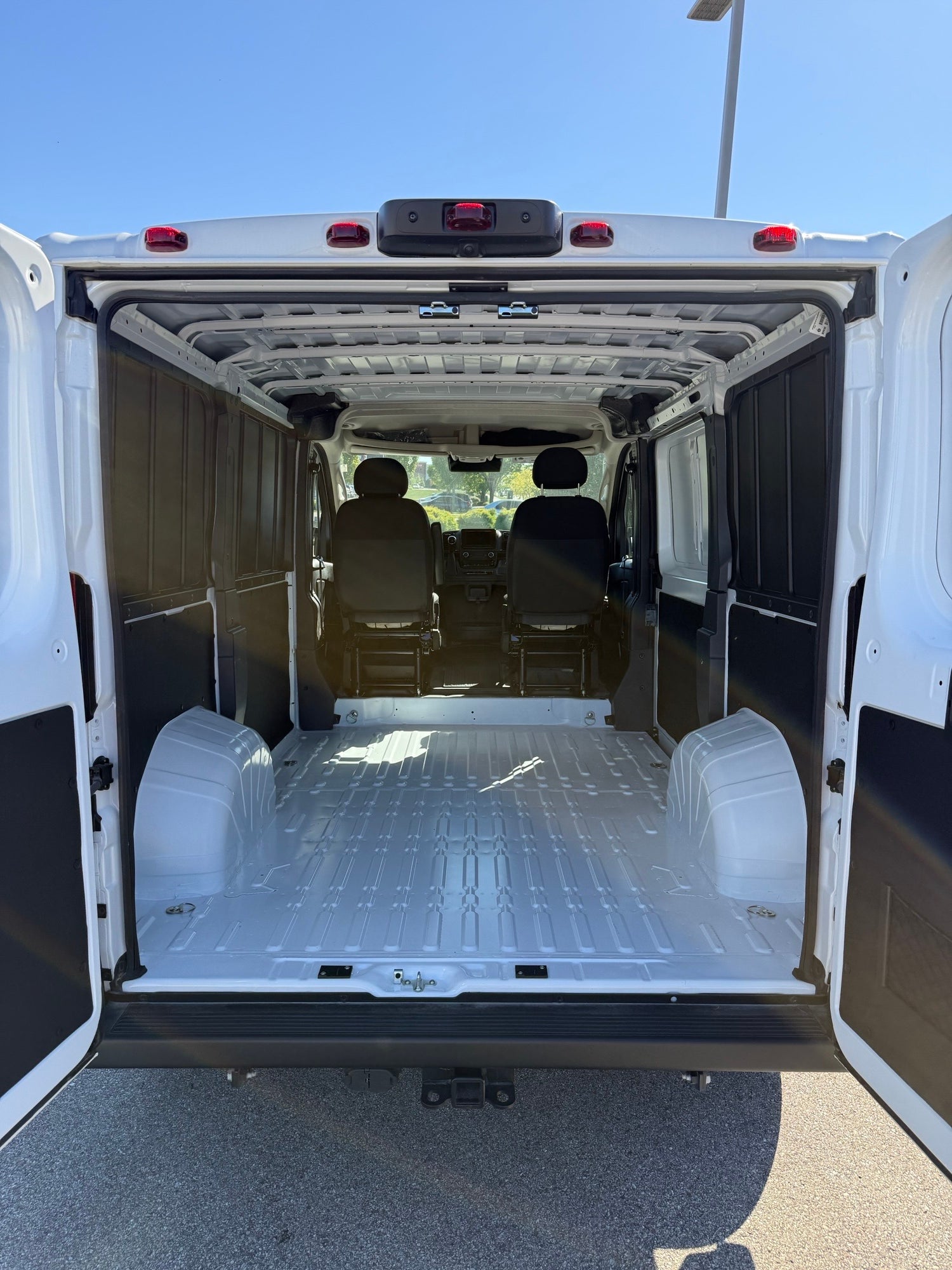 Ram ProMaster 1500 doors open