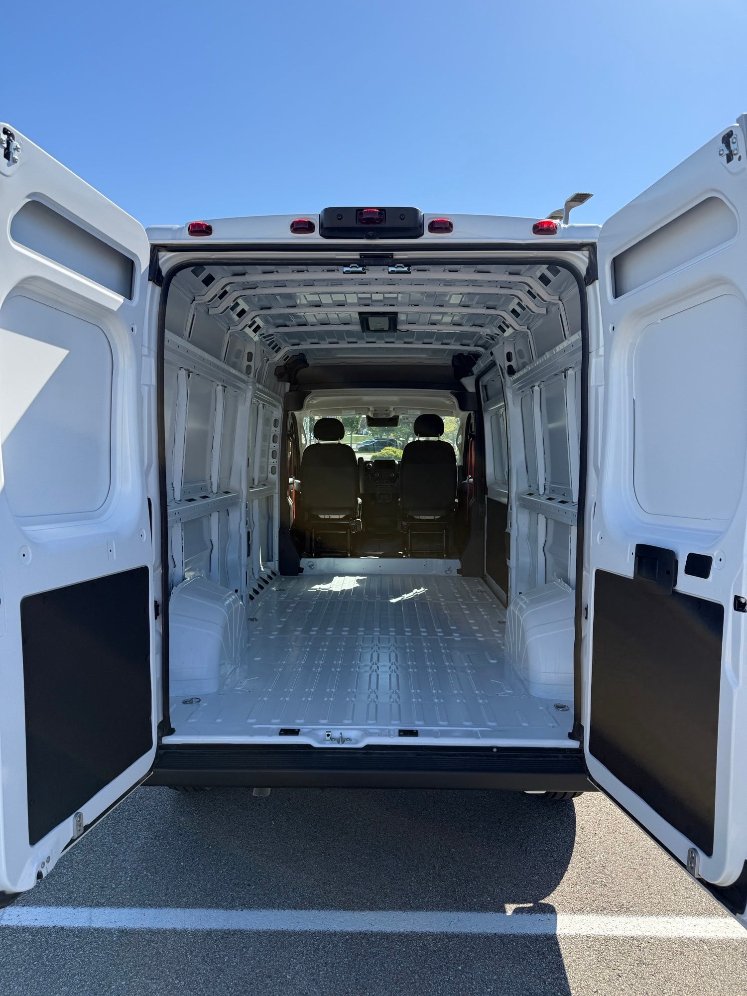 Ram ProMaster 1500 doors open