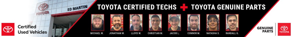 Toyota Certified Techs