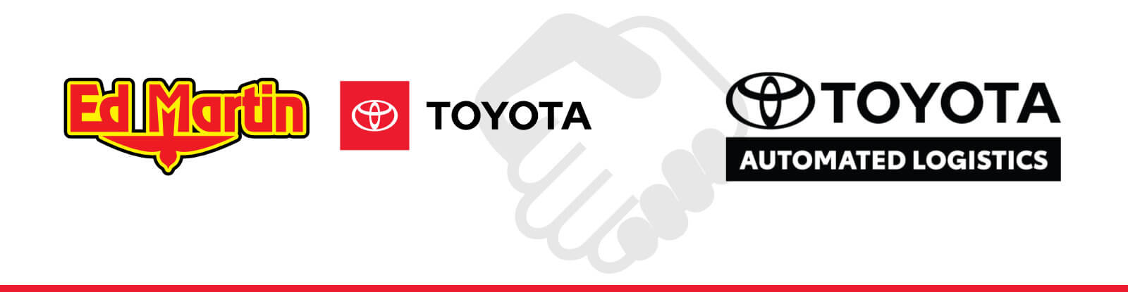 Ed Martin Toyota and Toyota Automated Logistics Logos