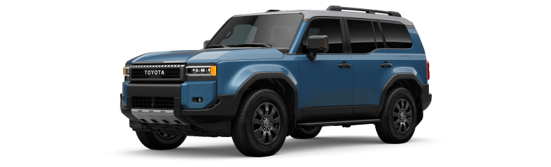 Toyota Land Cruiser, front three-quarter view